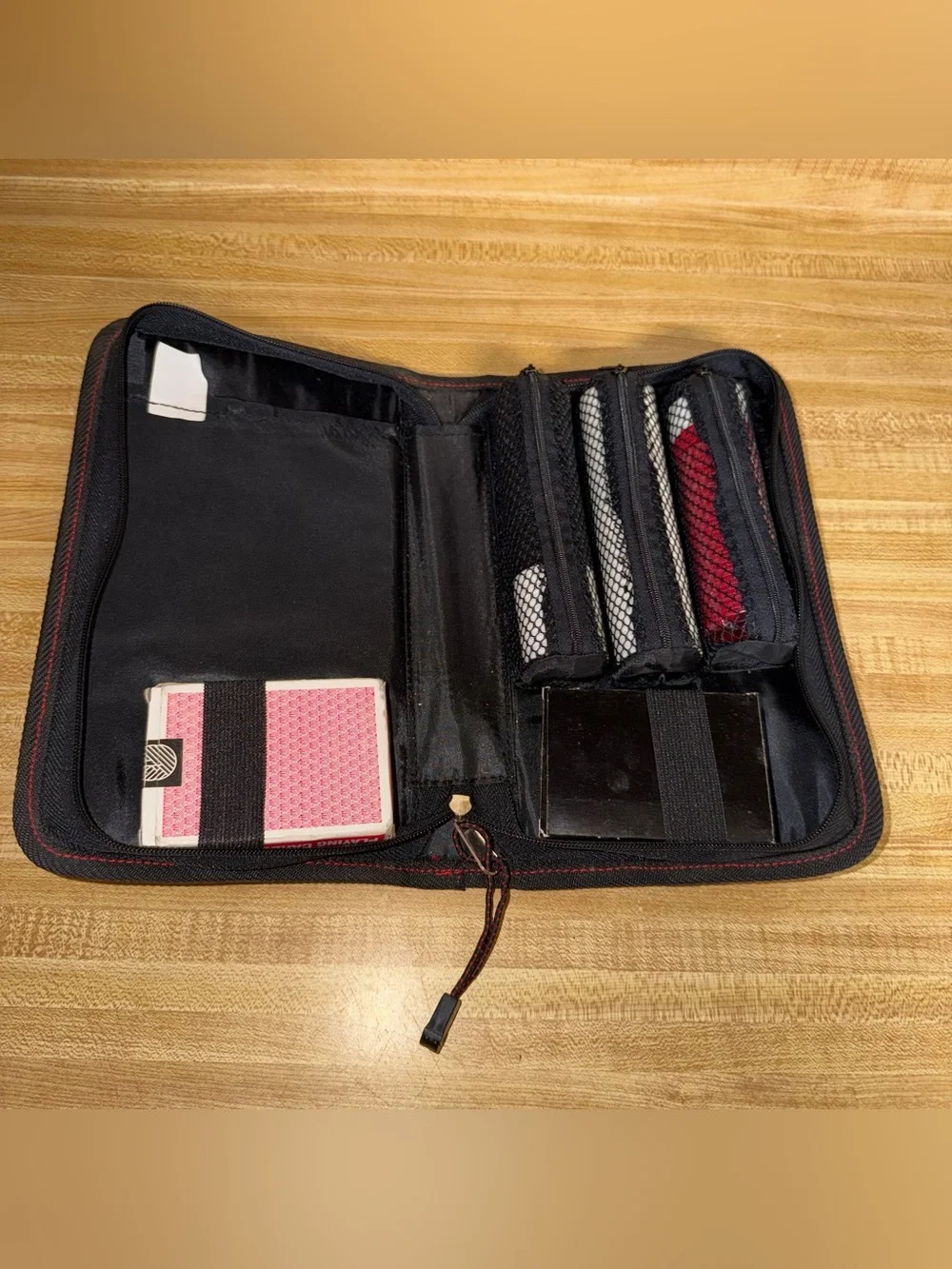 1999 Marlboro gear Black Travel poker chips Organizer Case